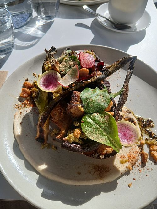 Mushroom toast at Sway in Manly