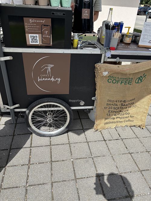 Their Coffeebike  at Cafe Hin & Weg in Schliersee