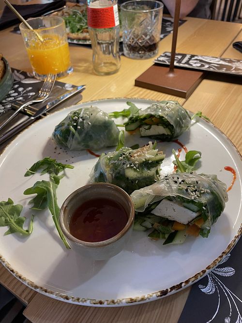 Tofu spring rolls  at Restauracja Gardenbistro Sulechów in Województwo Lubuskie