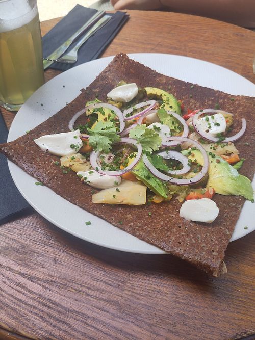 Vegan galette at Crêperie Gigi in Paris
