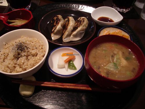Lunch set. at Komenoko in Tokyo