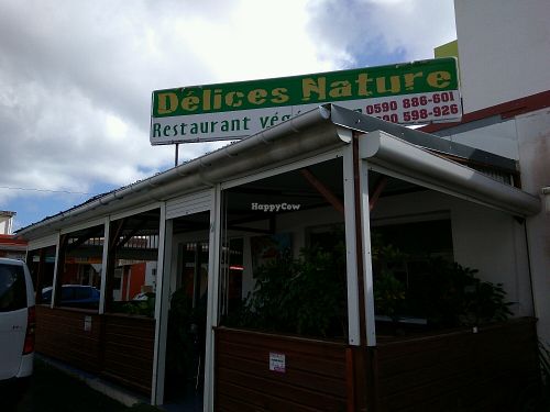 Outside at Delices Nature in Pointe-a-pitre