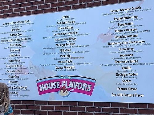menu outside so you can see options before going in at House of Flavors Inc in Ludington