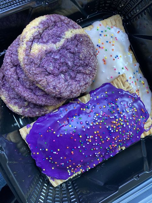 Ube Sugar Cookies and Pop Tarts 😋   at Sautayed in California