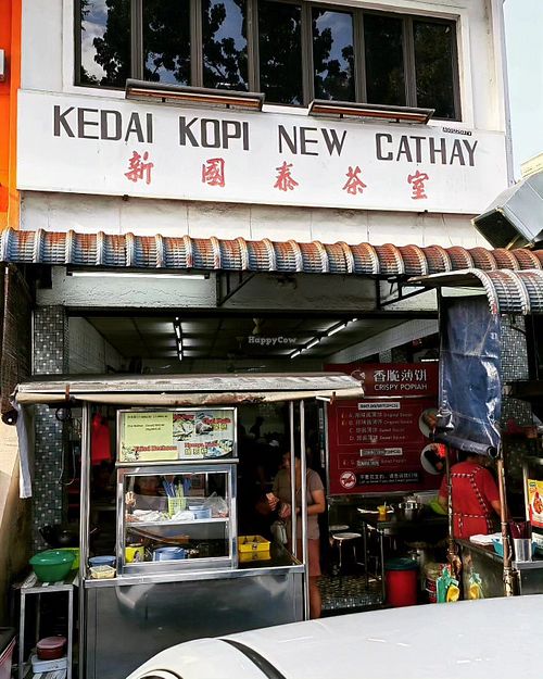 Served some vegan food at New Cathay Cafe in George Town