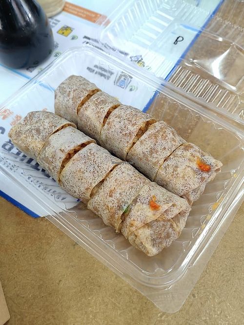 Vegetarian Sauce Crispy Popiah at New Cathay Cafe in George Town