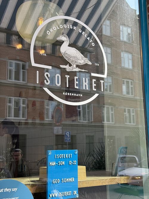Entrance of the Shop  at Isoteket Stefansgade in Copenhagen
