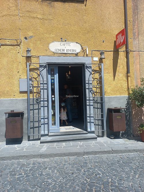 Next to the ghost city entrance at Caffe e Generi Diversi  in Celleno