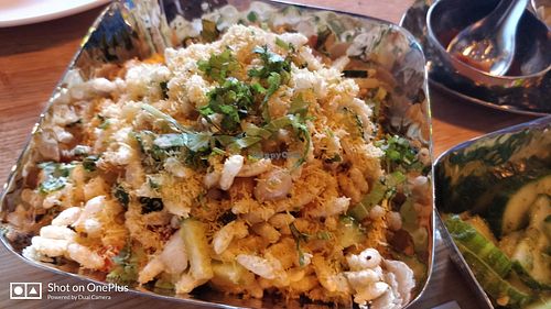 Jhal Muri at Poppadom & Pints in England