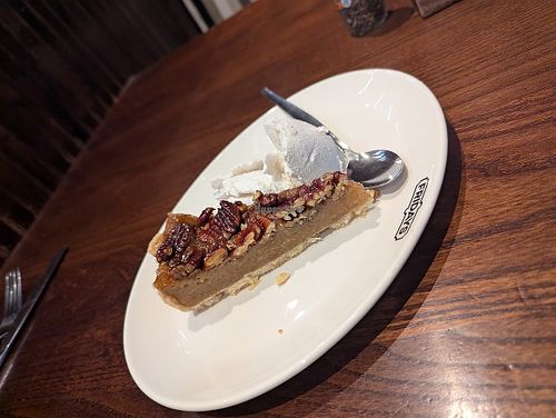 Pecan pie at TGI Fridays - Meadowhall in Sheffield