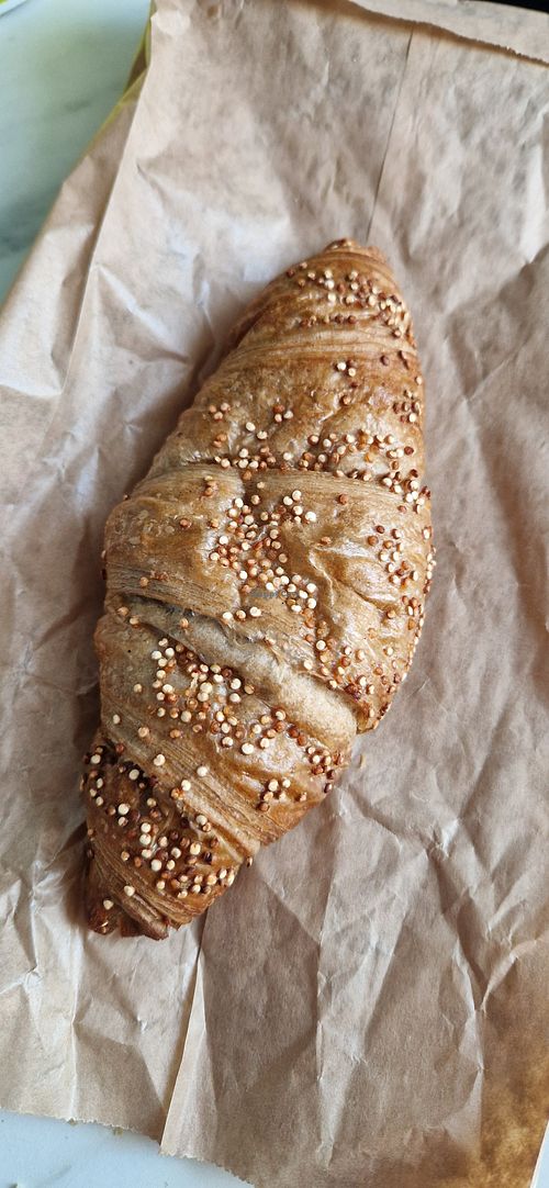 Vegan quinoa croissant at Pekarna in Slaščičarna Vodice in Vodice