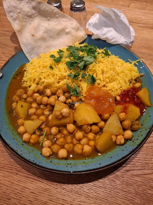 The only vegan option, not bad though at Masti Kitchen in Berlin