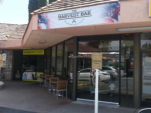 outside at The Harvest Bar in Sherman Oaks