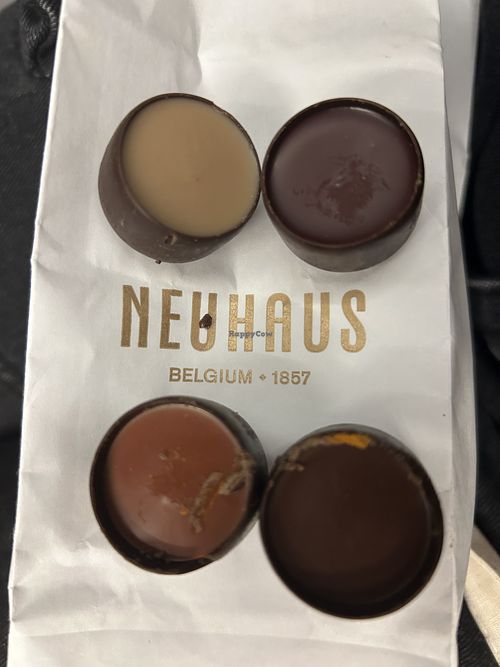 vegan collection (ignore the travel caused imperfections 🥹)  at Neuhaus in Brussel