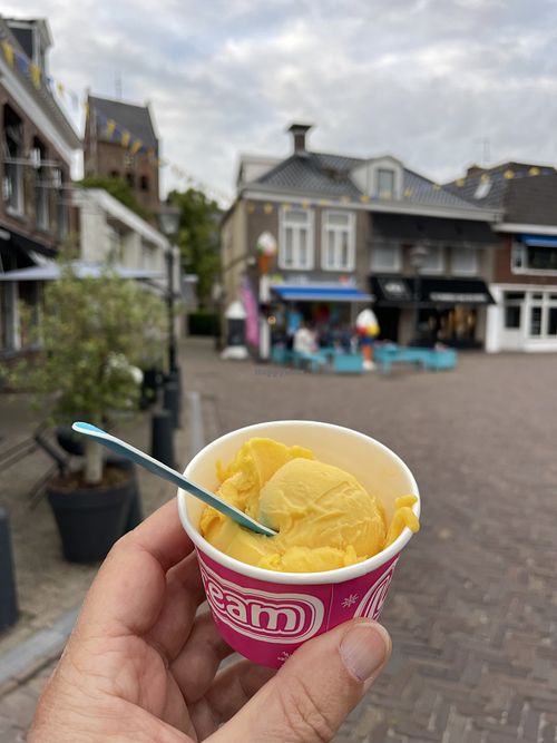 Yum!  at scoop ice cream in Maryland