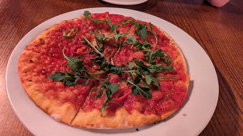 Tomato chilli flatbread at The Royal Oak Riley Green in Preston
