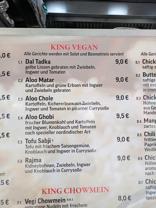  at Masala King Indische Essen in Berlin