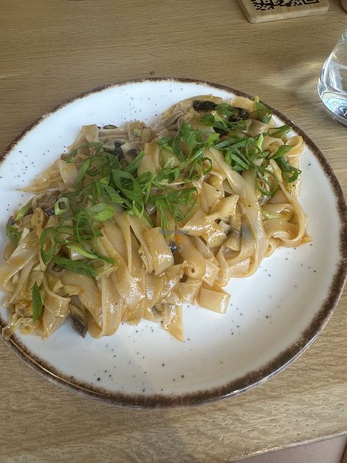 Spicy noodles with mushroom (no egg)  at Vibe Fusion & Restaurant Sushi Brasov in Brasov
