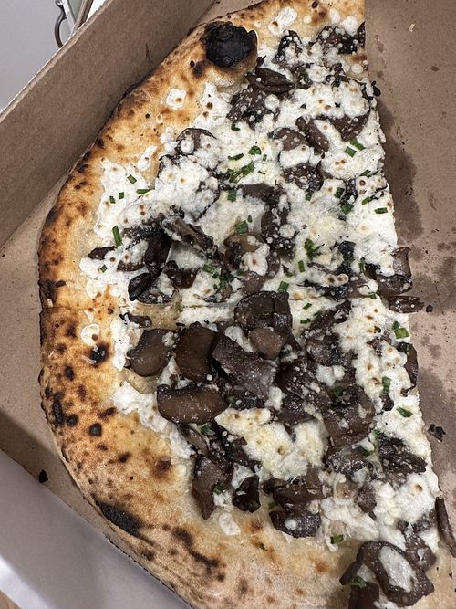 Vegan mushroom  at Pizza Monster in Kingston