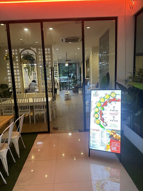 Entrance  at PastaKafe in Chiang Mai