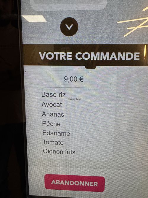 Contenu de mon bowl  at MAKI MAKI SAINT-GHISLAIN in Région Wallonne