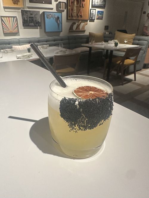 Cucumber cocktail  at The Surfing Fox in Santa Monica