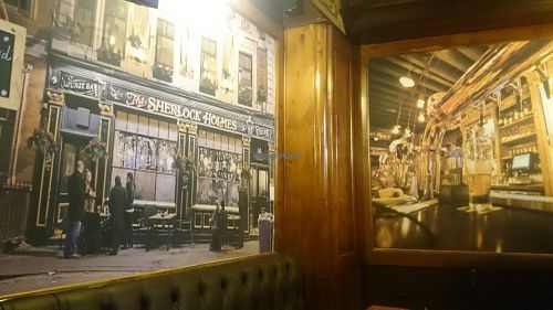 Inside at Le Sherlock Holmes in Mons