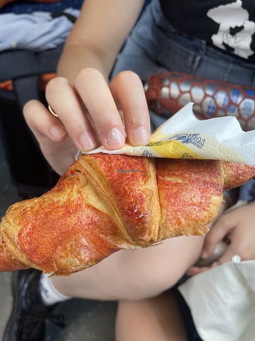 Raspberry croissant   at Yorma's  in Freising