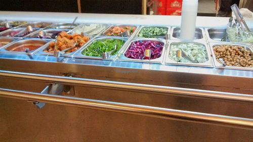 Buffet at Falafel Tof in Antwerpen