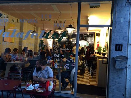 entry view  at Falafel Tof in Antwerpen