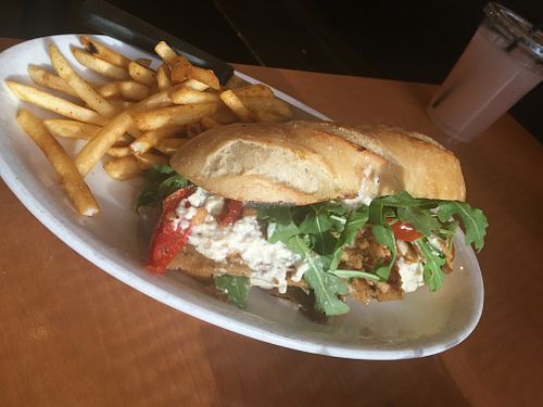 Bistro steak sandwich! at Native Foods - Point Loma in San Diego