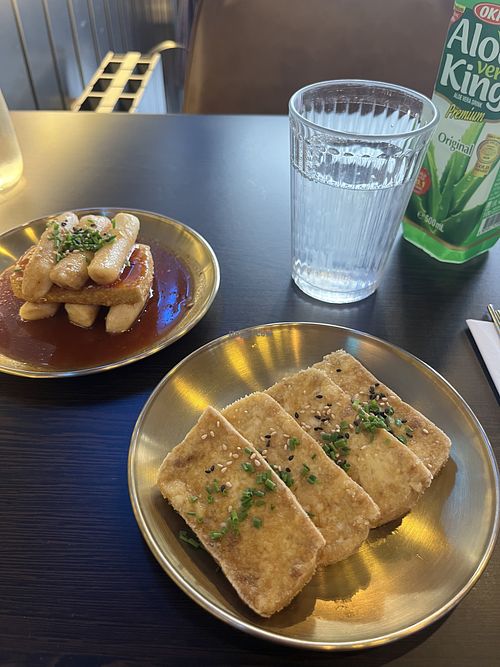 Vegan appetizers  at Bibim Coréen in Brest