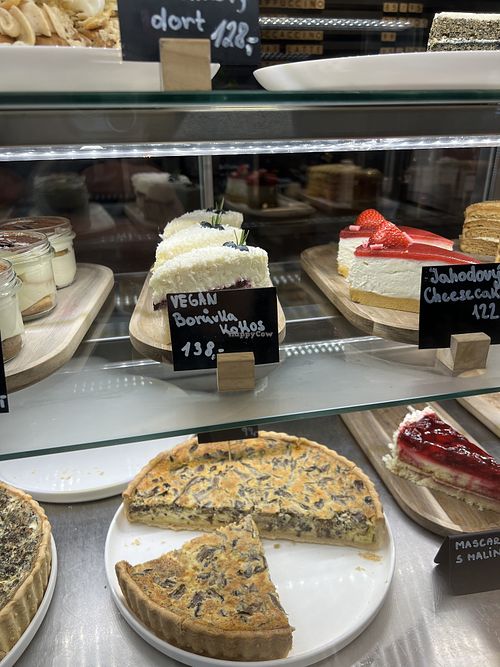 Vegan blueberry came   at Rest Cafe in Hlavní Město Praha