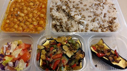 A "foodbox". at Veggiesaurus in The Hague