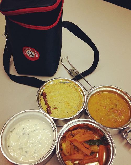 A home delivery. at Veggiesaurus in The Hague