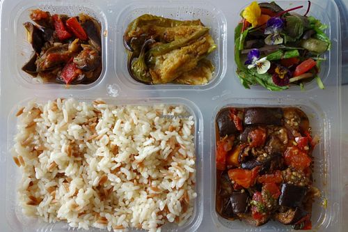 Another vegan food box... at Veggiesaurus in The Hague