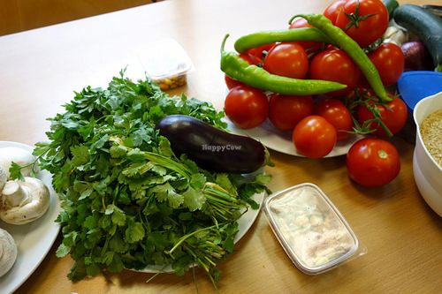 Cooking workshop 'Quick fix vegan meals', November 2014. at Veggiesaurus in The Hague