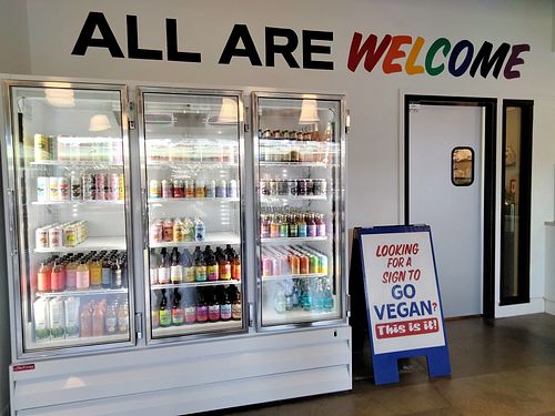 Beverages at BESTIES Vegan Paradise - The Market in Los Angeles