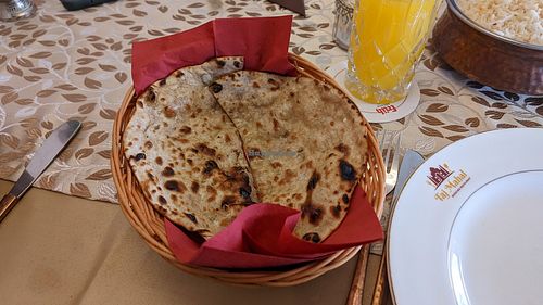 Roti (Whole-grain!) at Taj Mahal Indisches Restaurant in Nordrhein-westfalen