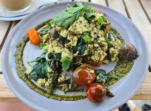 Vegan bird cage at Birdcage Altona Cafe in Altona