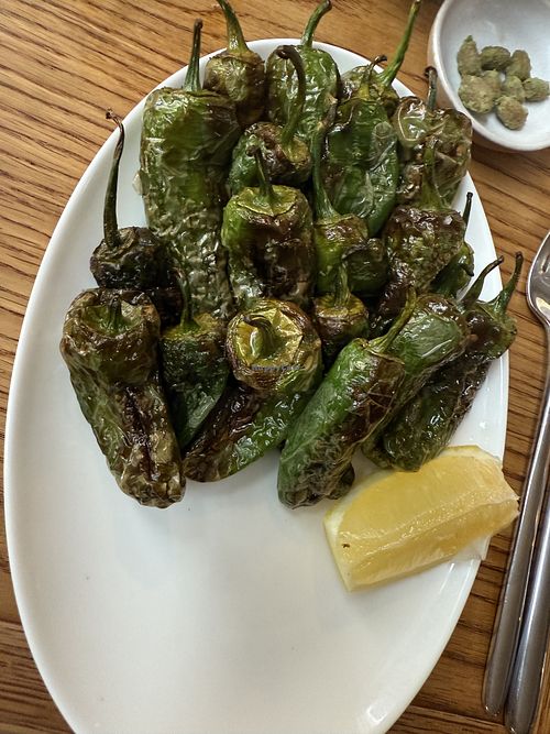 Padron peppers   at Hazéls  in St Albans