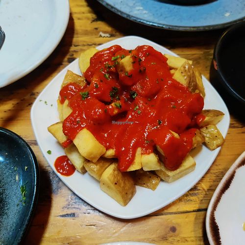 Patatas Bravas at Casa Naranjo in England