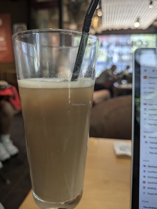 ice latte with oat milk at Sophie Caffe 9 Katëshet in Qarku I Tiranës