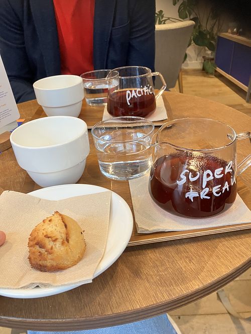   at Meerman specialty coffee in Oostende