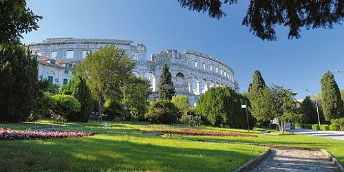 Pula (only 10 min by car) cas many historic sites to visit at Pension Cherry Blossom in Liznjan