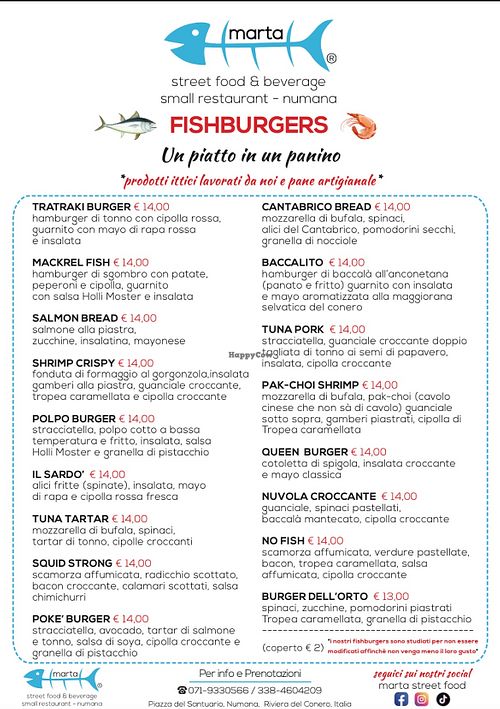 burger dell’orto.  at Marta in Numana