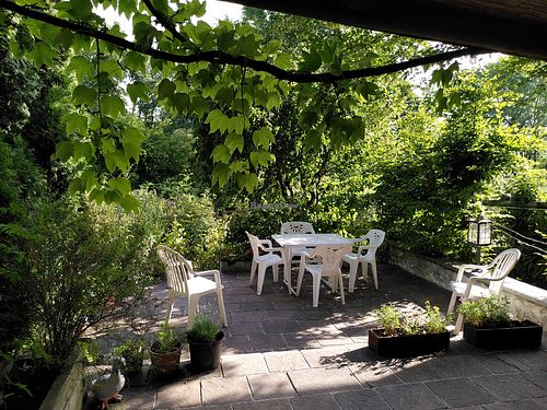 terrace at Moosmuehle in Hefenhofen