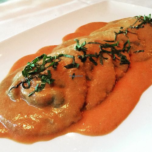 Spinach & “Ricotta” Ravioli at Panevino in Las Vegas