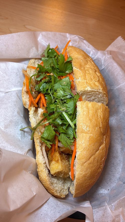 Bahn Mi with Tofu vegan   at Eurasian Bistro in Pensacola