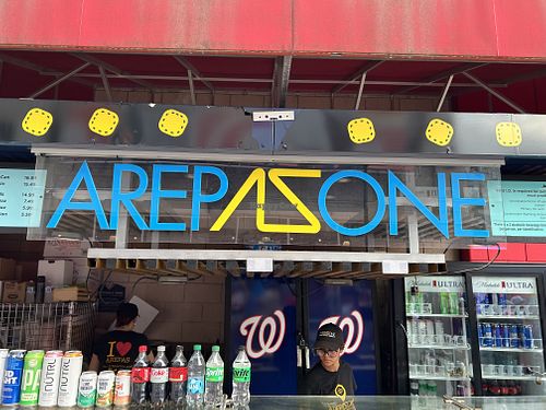 Arepa Zone at Nats park  at Arepa Zone in Washington